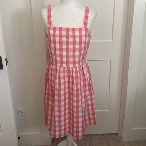 NWT JCrew Factory Gingham Sundress Sz M